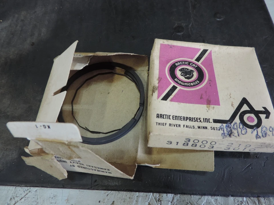 LOT of 2 Arctic Cat NOS 3000-219 Piston Rings for 440CC 72-75 Cheetah Panther - Image 1 of 1