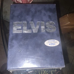 Elvis Blue Suede Collection (DVD, 2007, 10-Disc Set, Collectible Blue Suede-Like - Imagen 1 de 2