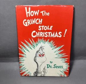 1957 1st Printing / 1st Edition “How the Grinch Stole Christmas” - Dr Seuss Book - Imagen 1 de 20
