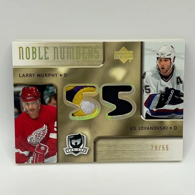 2005-06 Upper Deck The Cup Noble Numbers Larry Murphy/Ed Jovanovski #MJ /55 - Image 1 of 2