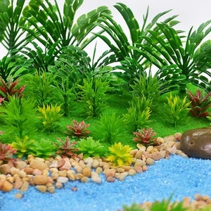 110 Stck. Modell Pflanzen Miniatur Spielzeug Bäume Zug Landschaft Feengarten Bäume... - Bild 1 von 7