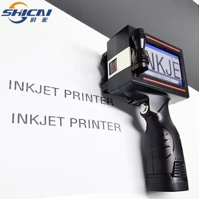 D10 Small Handheld Inkjet Printer Printing Production Date QR Code Barcode Label - Image 1 of 4