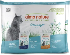 Almo Nature Functional Urinary Help - Cibo Umido per Gatti Adulti Gusto Pesce E - Foto 1 di 12