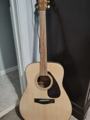 Yamaha F335 Acoustic Guitar 6-String Black Right-Handed Dreadnought - Image 1 of 4