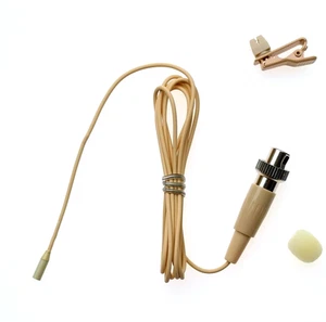 Very Very Mini Lapel Microphone for MiPro BeltPack Transmitter 4Pin Lock ACT48 - Picture 1 of 4