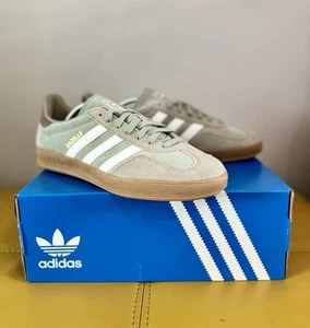 🔥Nuevas Adidas Originales Gazelle Entrenadores de Interior Marrón Castaño Rojizo Verde Reino Unido 9🔥 - Imagen 1 de 7