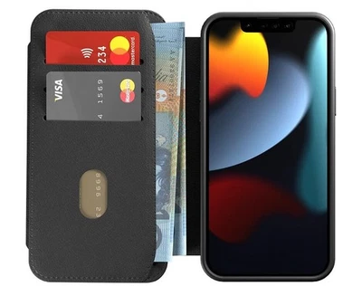 Funda billetera para teléfono Cygnett MagSafe para Apple iPhone 13 Pro - negra Foto 1 de 4