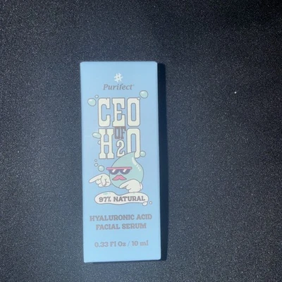 Suero facial PURIFECT CEO de ácido hialurónico H2O 97 % hidratante facial vegano natural Foto 1 de 2