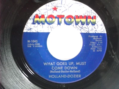 Holland-Dozier,Motown 1045,"What Goes Up,Must Come Down"US,7"45,1963 Motown,M- - Image 1 of 2