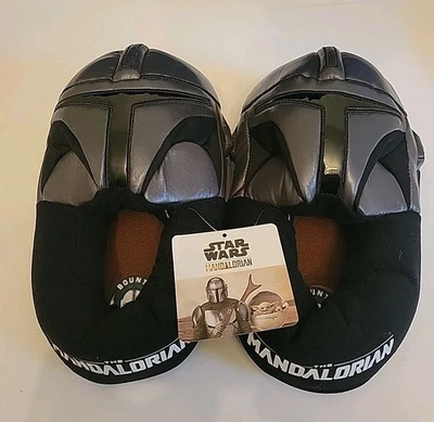 Star Wars The Mandalorian Slippers / Cosplay Kids Extra Large 3-4 - Image 1 of 4
