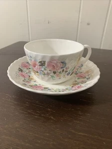 Vintage Minton Rose Garland Cup & Saucer - Picture 1 of 5