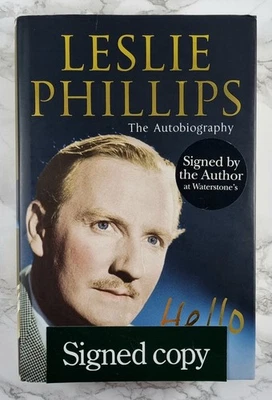 Leslie Phillips - SIGNED FIRST EDITION - Hello - Autobiography - 2006, Hardback  - Image 1 of 4