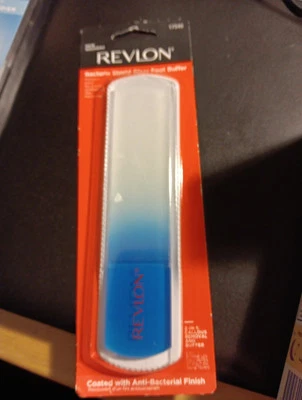 Revlon Bacteria Shield Glass Foot Buffer with Anti-Bacterial Technology - NEW - Image 1 of 2