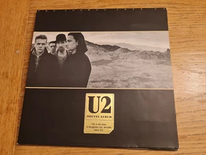 U2 THE JOSHUA TREE LP UNIQUE FRENCH STICKERED ON LP FORMAT ISLAND 208219 GERMAN - Foto 1 di 5