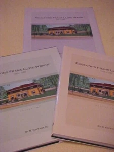 Educating Frank Lloyd Wright 1885-1899 Vol 1, 2, 3 B. Koppany III - Picture 1 of 6