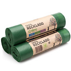 Relevo 100% Recycled Bin Liners, Heavy Duty 50L, 30 Bin Bags