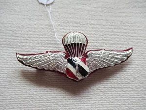 THAILAND POLIZEI FALLSCHIRMJÄGER ABZEICHEN BASIC Gr. ca.95 x 43 MM - Bild 1 von 2