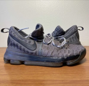 Nike Zoom KD 9 Battle Grey Gray Size 6y 6 Sneakers Shoes 855908-002 - Picture 1 of 9