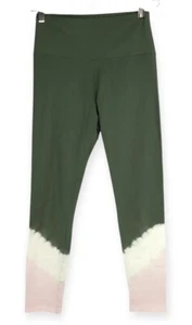 AERIE Chill Play Move Women's Small Leggings Active Wear Ombre Green Cream Pink - Picture 1 of 14