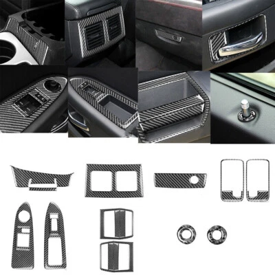 Kit completo de cubierta interior de fibra de carbono de 20 piezas para Dodge Challenger 2008-2014 Foto 1 de 4