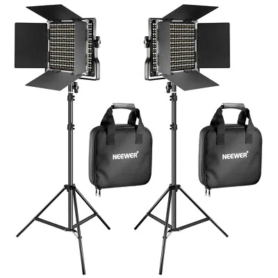 NEEWER Profesional Metal Bicolor 3200-5600K CRI 96+ LED Luz de Video para Estudio Foto 1 de 4