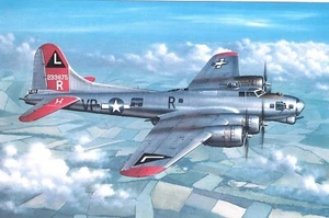 Dieser 12" x 16" ungerahmte Druck ist von einem Gemälde einer Boeing B-17 Flying Fortress. - Bild 1 von 1