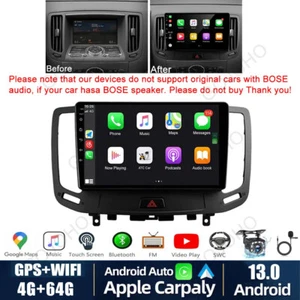 64GB For Infiniti G37 2006-2013 Android 13 Carplay Car Stereo Radio Navi Wifi BT - Picture 1 of 19