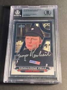 GEORGE ROUBICEK Signed Star Wars Galactic Files Auto Beckett BAS Slabbed PRAJI