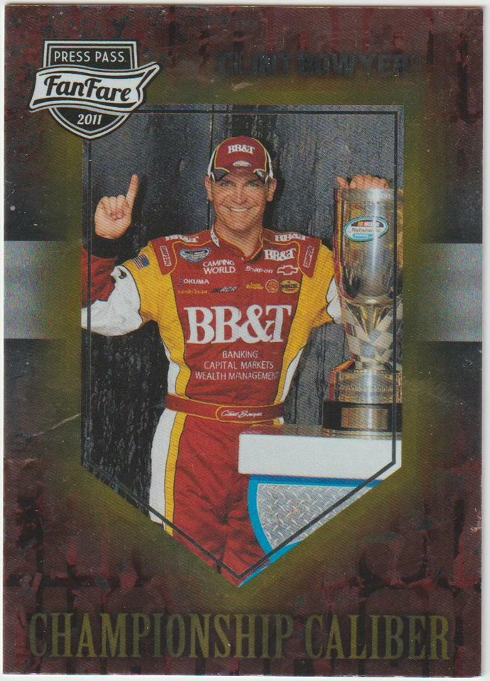 2011 Press Pass Championship Caliber #CC-24 Clint Bowyer card, NASCAR legend - Image 1 of 1