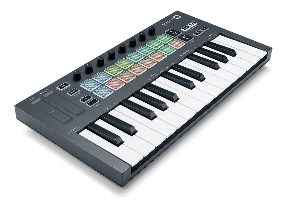 Novation FLkey Mini 25-Key MIDI Keyboard Controller - NOVFLKMINMK1