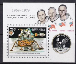 Ruanda 1980 Yvert SS 85 aerofilato espacial MNH VF - Imagen 1 de 1