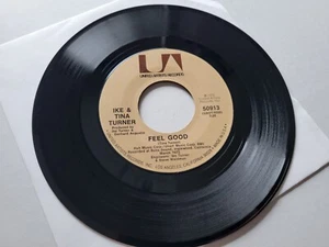 IKE & TINA TURNER - Feel Good / Outrageous 1972 R&B FUNK 7" (EX) - Imagen 1 de 2