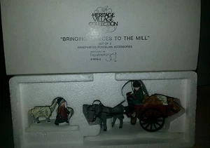 Department 56 Heritage Village Bringing Fleeces to the Mill - Picture 1 of 2