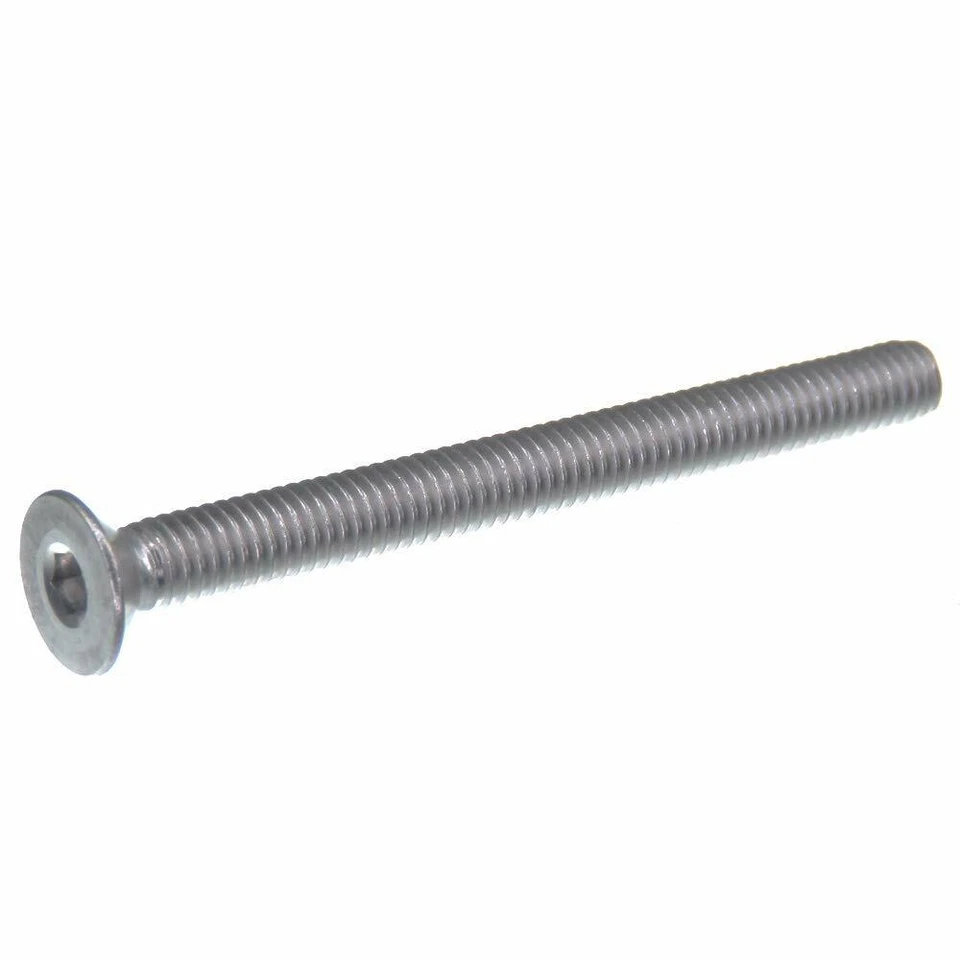 Vite a testa svasata SECCHARO M4 x 45 mm, acciaio inox V2A VA A2, DIN 7991 / ISO - Immagine 1 di 1