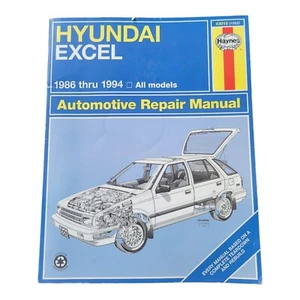 Haynes Hyundai Excel 1986 thru 1993 All Models Auto Repair Manual 1552 *same2013 - Picture 1 of 11