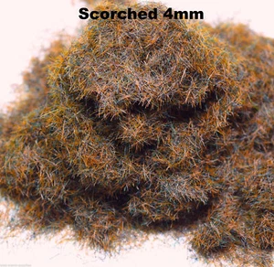 WWS Scorched 4mm Mix Model Basing Static Grass 100g G,O,HO/OO,TT,N.Z Wargames - Picture 1 of 1
