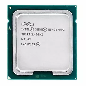 Intel Xeon E5-2470 V2 2470V2 SR19S 2.4GHz 10 Cores 95W LGA1356 CPU Processor - Picture 1 of 5