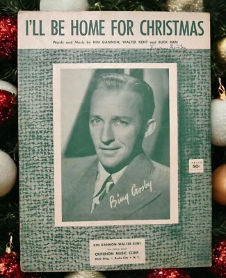 Partituras para "I'll Be Home for Christmas" Gannon, Kent y Ram con Bing Crosby Foto 1 de 4