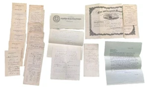 Colección de documentos masones libres (1884-1920) Lafayette Lodge 19 Washington DC - Imagen 1 de 6