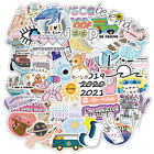 50PCS 2021 Sticker Pack for Girl Gifts Cartoon Cute Decal Stickers Waterpr-q -DY