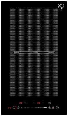 K&H SIGNATURE SERIES German Design 12" Induction Glass Cooktop 220V IN12-3400FLX