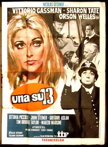 Póster de película italiana UNA SU 13 (ORSON WELLES) (4F) años 60 - Imagen 1 de 3
