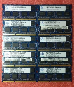 NANYA Job Lot 10x4GB DDR3 PC3-10600S 1333MHz SODIMM Laptop RAM Memory 204pin - Picture 1 of 1