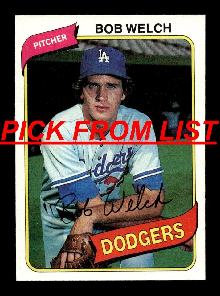 1980 Topps 3-242 EX-MT/NM Pick From List All PICTURED - Image 1 of 1