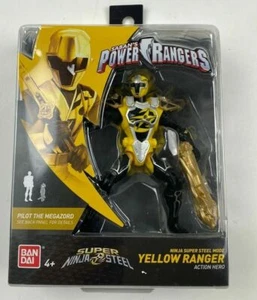 Power Rangers Ninja Steel Ninja Super Steel Mode Yellow Ranger Action Figure - Picture 1 of 2