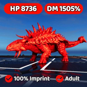 ARK Survival Ascended PVE Ankylosaurus 1505% dm Anky Top Stats 8k HP PS5/XBOX/PC - Picture 1 of 7