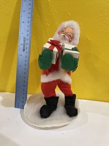 ANNALEE 8" Santa Claus with Wrapped Gifts No Tag - Picture 1 of 8