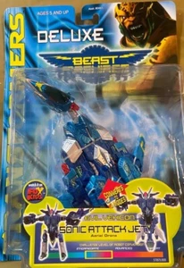 TRANSFORMERS BEAST MACHINES DELUXE SONIC ATTACK JET HASBRO -2000 NIB - Picture 1 of 3