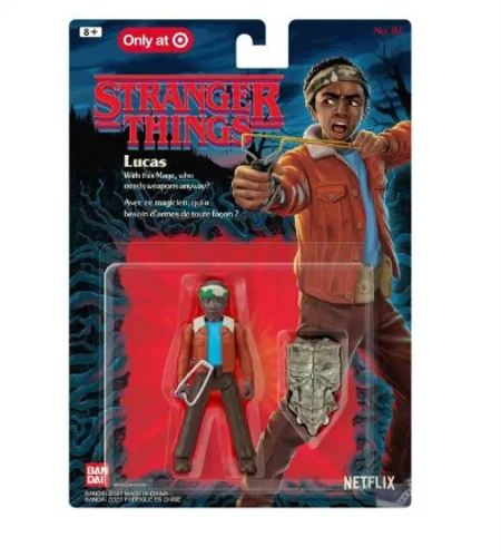 Stranger Things 4" Lucas Figure Bandai Demogorgon Target Exclusive New - Image 1 of 1