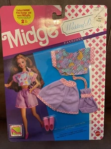 Midge Wedding Day Fashions 9632 Mattel 1990 Parisian Honeymoon Outfit NEU - Bild 1 von 2